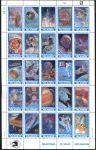(1989) MiNo. 250 - 274 ** - Marshall Islands - Sheet - Important moments of space exploration