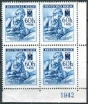 (1942) MiNo. 111 ** - B.u.M. - 4-er - German Red Cross (III) - "1942"