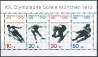 (1971) MiNo. 684 - 687 ** - Germany - BLOCK 6 - Olympic Games 1972, Sapporo and Munich (III)