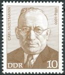 (1974) MiNr. 1917 ** - DDR - Osobnosti německého labouristického hnutí (II) - Carl Moltmann