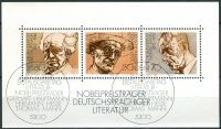 (1978) MiNr. 959 - 961 O - Německo - BLOCK 16 - Nositele Nobelovy ceny: Německá literatura