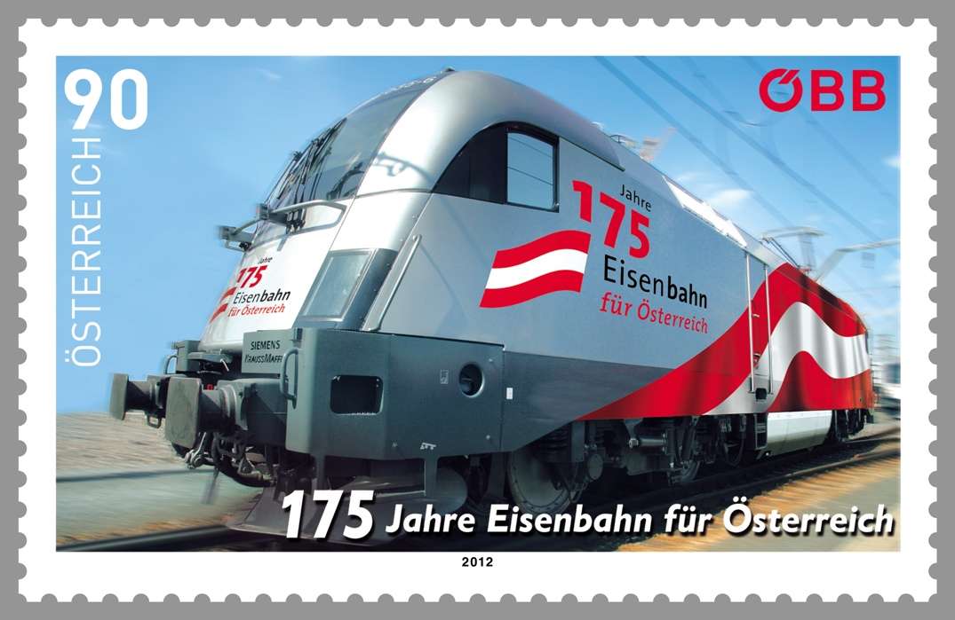 (2012) MiNo. 3040 ** - Austria - 175 Jahre Eisenbahn für Österreich