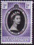 (1953) No. 18 ** - Falkland Islands - Dependencies - Coronation of Queen Elizabeth II.