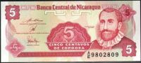 Nicaragua (P168) - 5 centavos (1991) - UNC