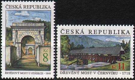 (1999) MiNo. 218 - 219 ** - Czech Republic - Beauties of our homeland - bridges