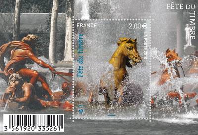 (2010) MiNr. 4836 ** SH 125 - France - Fête du Timbre 2010, Fountain of Apollo in the Palace of Versailles