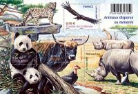 (2009) MiNr. 4705-4708 ** SH 107- France - endangered species