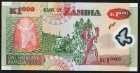 Zambia - (P45f) 1000 Kwacha (2008) - UNC polymer