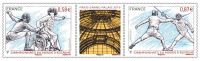(2010) No. 4984-4985 ** - France - stamps + coupon - Fencing