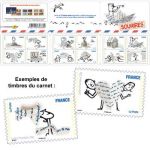 (2010) MiNr. 4965 - 4976 ** - France - Cartoons - stamp book