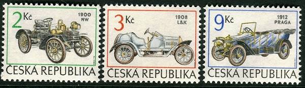(1994) MiNo. 53-55 ** - Czech Republic - historical cars