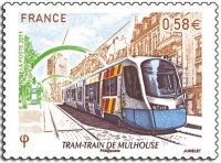 (2011) MiNr. 5025 ** - France - stamp: tram in Mulhouse