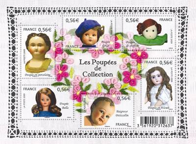 (2009) No. 4757-4762 ** - France - BLOCK 111 - dolls collecting