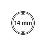 Coin capsules inner Ø 14 mm (pack of 10)