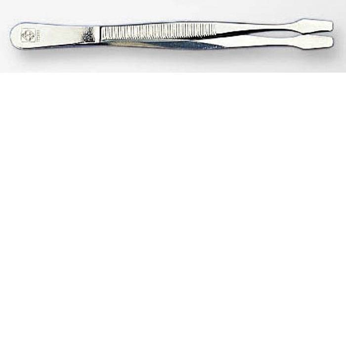 Tongs LUX Pi32, 12 cm, design: straight, spade, with etui