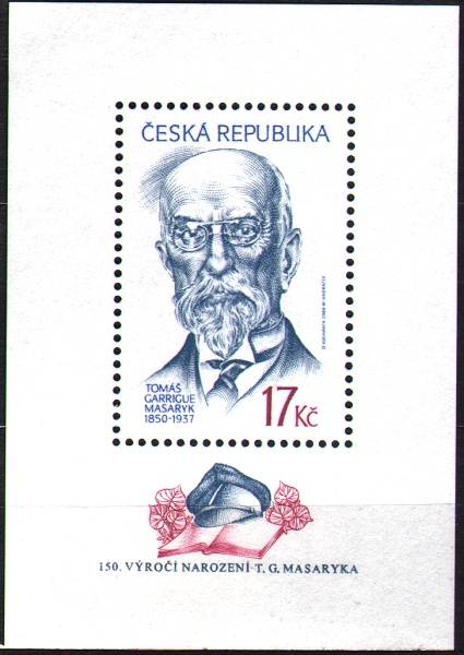 (2000) MiNo. 246 ** Czech Republic - MINISHEET 11 - T. G. Masaryk