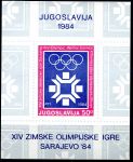 (1983) MiNo. 2013 ** Minisheet 22 - Jugoslavia - Winter Olympics, Sarajevo