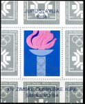 (1984) MiNo. 2033 ** Minisheet 24 - Jugoslavia - Winter Olympics, Sarajevo