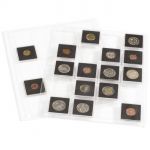 ENCAP Q mini Clear Pockets for 20 Square Coin Capsules QUADRUM mini (pack of 2)