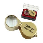 Jewelery magnifier 30x - gold finish