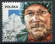 (1988) MiNr. 3155 ** - Polsko - Olympijské stříbro Jerzy Kukuczka