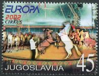 (2002) MiNo. 3078 ** - Jugoslavia - EUROPA - circus