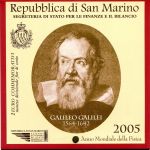 (2005) - 2 € - San Marino - Světový rok fyziky - mincovní karta (UNC) | TGW.cz