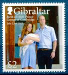 (2013) MiNo. 1567 ** - Gibraltar - Birth of Prince George