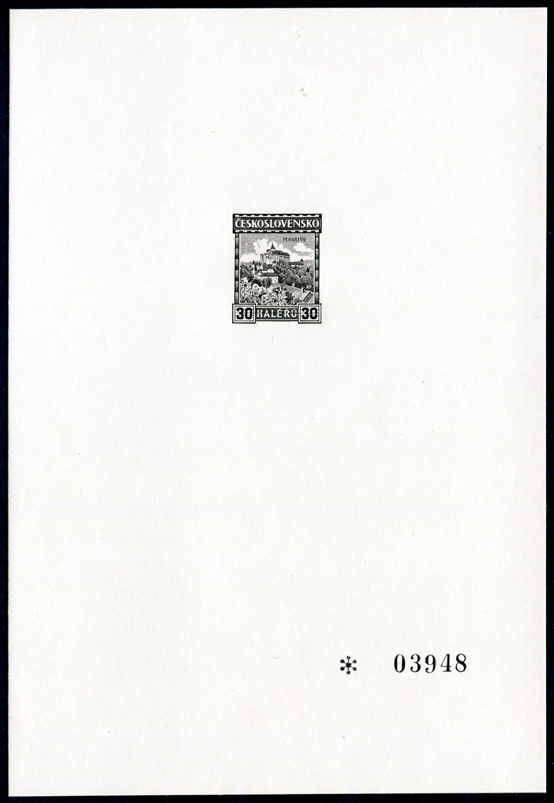 (1978) PT 11a - Occasional Print - Perštýn 1926 (numbered)