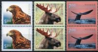 (2000) MiNo. 1346 - 1348 Du+Do ** - Norway - Wild animals (I).