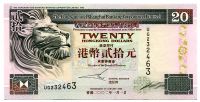 Hong Kong (P 201d.5) - 20 Dollars, HSBC (2002) - UNC | www.tgw.cz