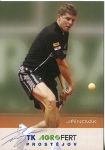 Jiří Novák (tennis player) - official signature card / autograph