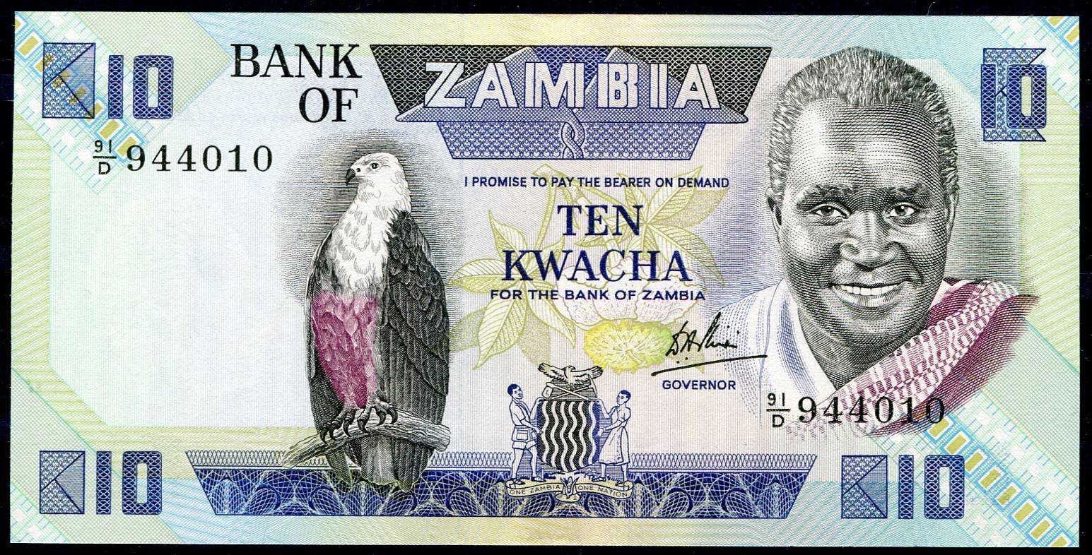 Zambie - (P 26d) 10 Kwacha (1984) - UNC | www.tgw.cz