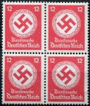 (1944) MiNo. D 172 **, 4-er - Deutsches Reich - Service stamp