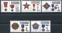 (1987) MiNo. 2897 - 2901 ** - Czechoslovakia -Czechoslovak decorations