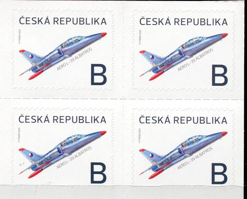 (2020) č. 1087 **, 4-bl - Česká republika - Letadlo Aero L-39 Albatros "B"  www.tgw.cz