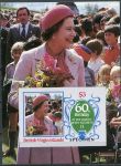 (1986) MiNr. 549 ** - British Virgin Islands - BLOCK 27 - Queen Elizabeth II.