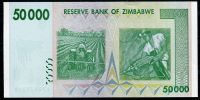 Zimbabwe - (P 74) 50 000 dollars (2008) - UNC | www.tgw.cz