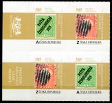 (2020) Mi.No. 1089 **, 4-er- Czech Republic - Custom stamps: Treasures of World Philately (3)