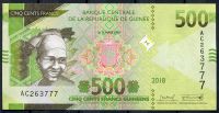 Guinea - (P ) bankovka 500 FRANCS (2018) - UNC | www.tgw.cz