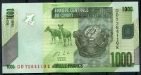 Congo - (P 101b) 1000 FRANCS (2013) - UNC