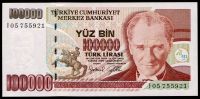 Turkey - (P206) 100 000 Lir 1970 (1997) - UNC