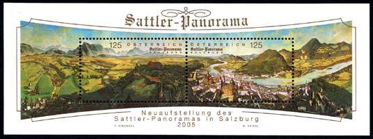 (2005) No. 2557-2558 ** - Austria - BLOCK 31 - Sattler-Panorama