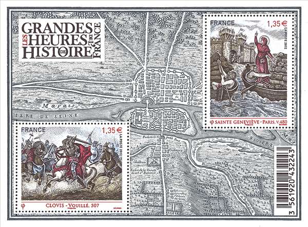 (2012) MiNo. 5460 - 5461 ** - France - BLOCK 211 - Historical events