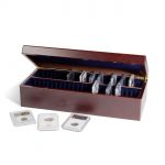 Coin case for 50 certified coin holders (Slabs)