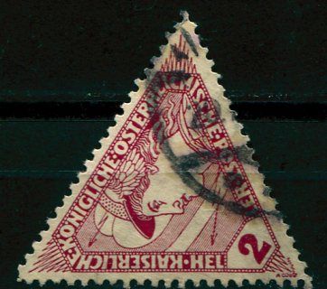 (1916) MiNr. 217 - O - Austria-Hungary - stamp from the series Express Surcharge - Head of Mercury