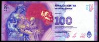 Argentina (P 358b) - 100 Pesos (2014) - UNC - Eva Peron pamětní