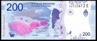 Argentina (P 364a) - 200 Pesos (2016) - UNC