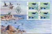 (2013) FDC MiNr. MS 24 ** - Aland - ducks (maschine stamps)
