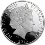 (2016) 1$ (Ag) - Nový Zéland - Olympijské hry Rio (proof) barevná